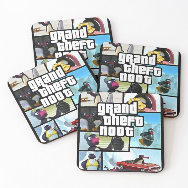 Item preview, Grands Theft Noot Pingu Penguins GTA  designed and sold by NilsZulauf.