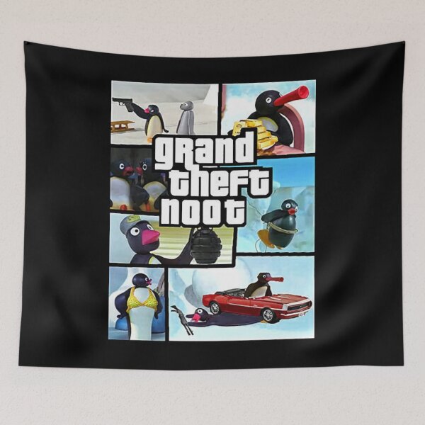 Item preview, Grands Theft Noot Pingu Penguins GTA  designed and sold by NilsZulauf.