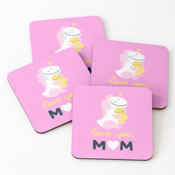 Item preview, Cute Dinosaur Love You Mom – Sweet Dino Hug Mother's Day Gift for Mom designed and sold by artworkathome.