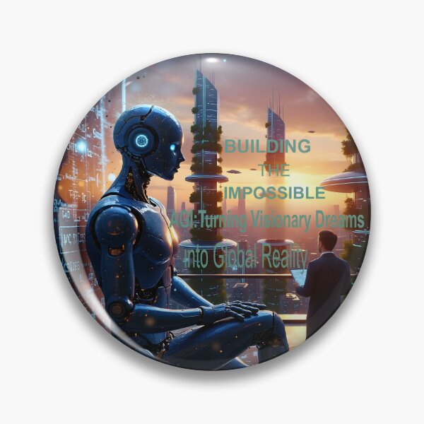 Item preview, Building the Impossible — AGI Turning Visionary Dreams into Global Reality designed and sold by Creative-RE.