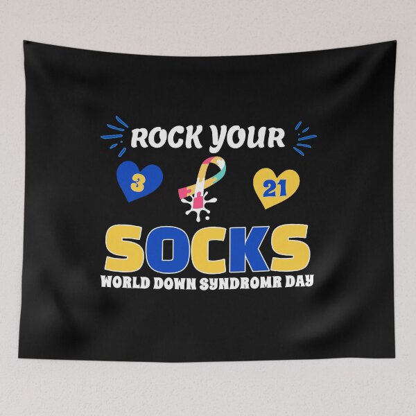 Item preview, Rock Your Socks 3/21 World Down Syndrome Day Awareness designed and sold by stylboutique.