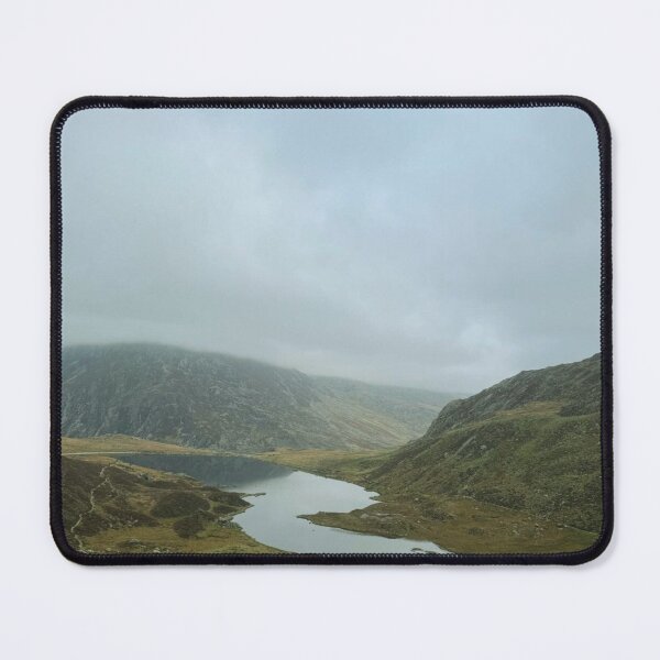 Item preview, Misty Highland Lake – Silent Mountain Landscape designed and sold by Clauando.