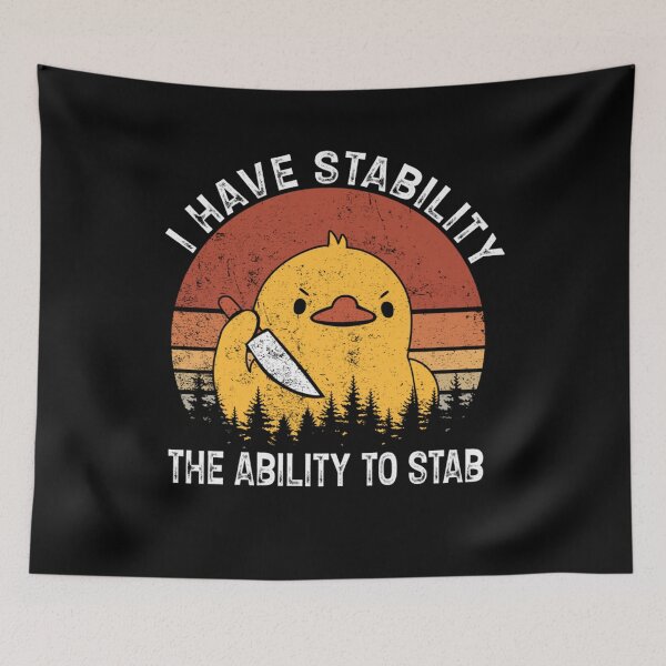Item preview, Vintage I Have Stability The Ability To Stab designed and sold by ElliKlemato.