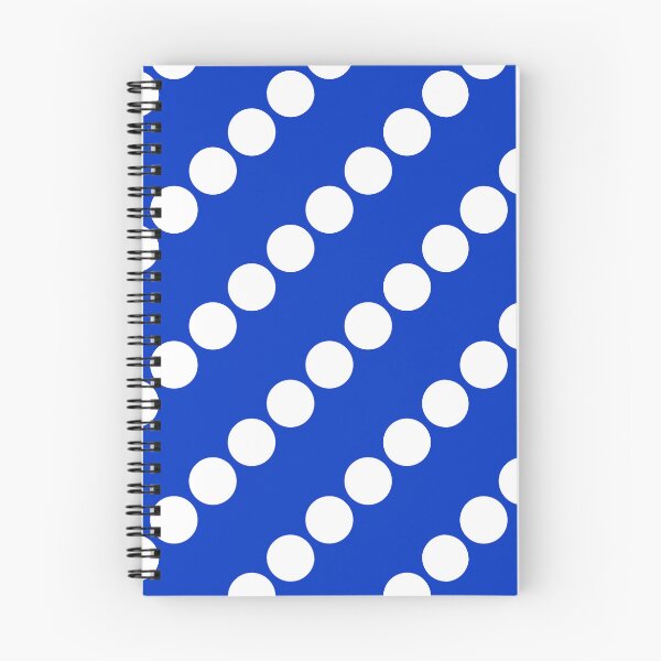 Item preview, White Polka Dots on Cobalt Blue (CL) designed and sold by POLKAIWERX.