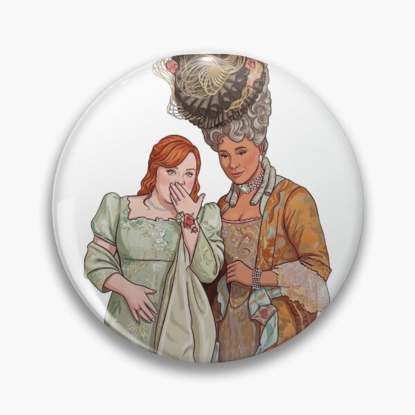Item preview, Penelope Featherington and Queen Charlotte Bridgerton Fan Art designed and sold by GymTanLaundry.