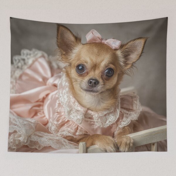 Item preview, Chihuahua in Pink Dress designed and sold by Elisabeth Lucas.