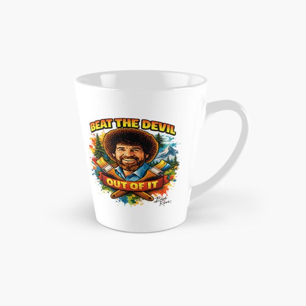 Item preview, Bob Ross Merch, Bob Ross Fan Art, Beat The Devil Out Of It designed and sold by graphic-genie.