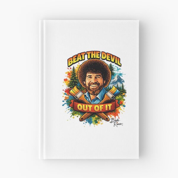 Item preview, Bob Ross Merch, Bob Ross Fan Art, Beat The Devil Out Of It designed and sold by graphic-genie.