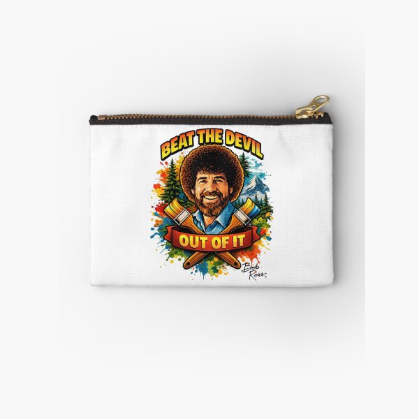 Item preview, Bob Ross Merch, Bob Ross Fan Art, Beat The Devil Out Of It designed and sold by graphic-genie.