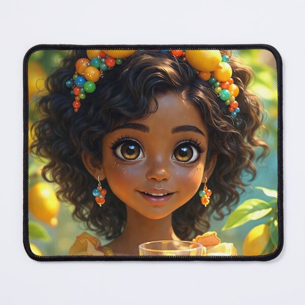 Item preview, Lemon Crown Girl | Cute Summer Lemonade Chibi Illustration designed and sold by Peachesncream4.