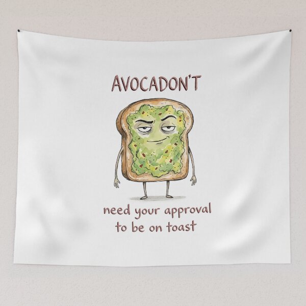 Item preview, Avocadon't Care About the Haters designed and sold by theOffbeatCamel.