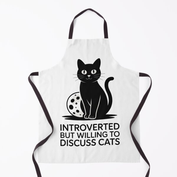 Item preview, Introverted but willing to Discuss cats designed and sold by Mpsir.