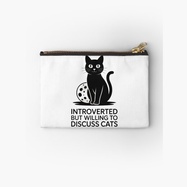 Item preview, Introverted but willing to Discuss cats designed and sold by Mpsir.