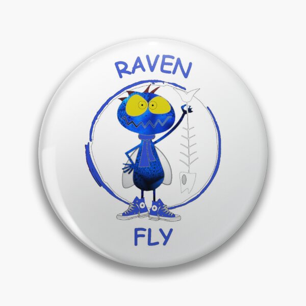 Item preview, Raven Fly / White Famous Flies 313 Series  designed and sold by famousflies313.