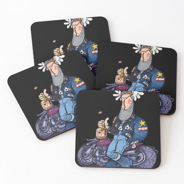 Item preview, Ogri Comic Biker With Ale  designed and sold by NilsZulauf.