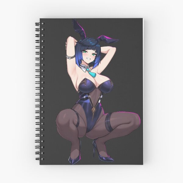 Item preview, Seductive Midnight Bunny Temptress in Glossy Corset Pose designed and sold by Jimakmo.