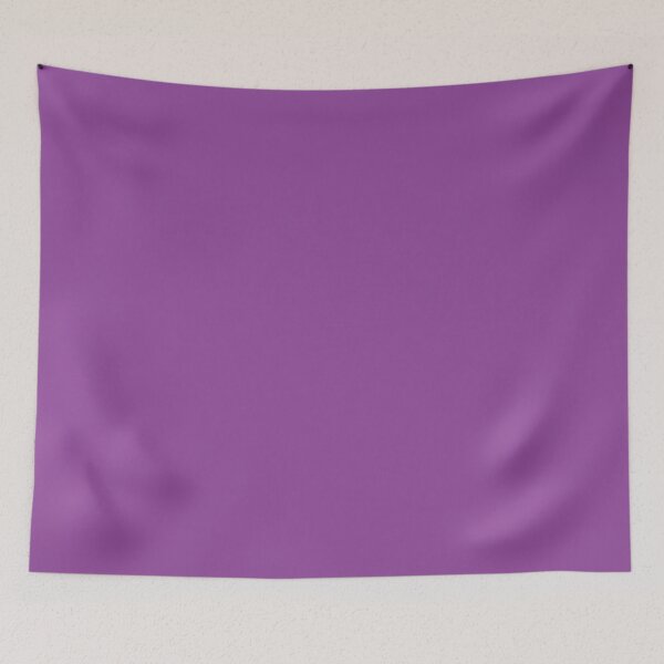 Item preview, Violet Purple Solid Plain Background designed and sold by burbankdesigns.
