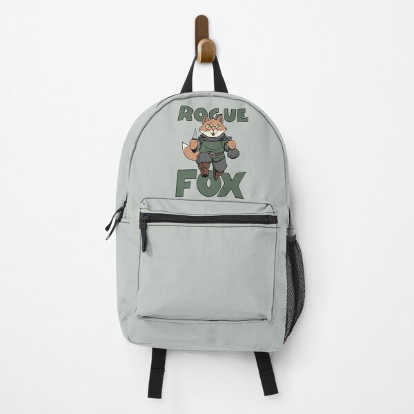 Item preview, Rogue Fox – Dagger & Coin Bag Fantasy Thief, Animal RPG Character Art Print designed and sold by RipeRambutanArt.