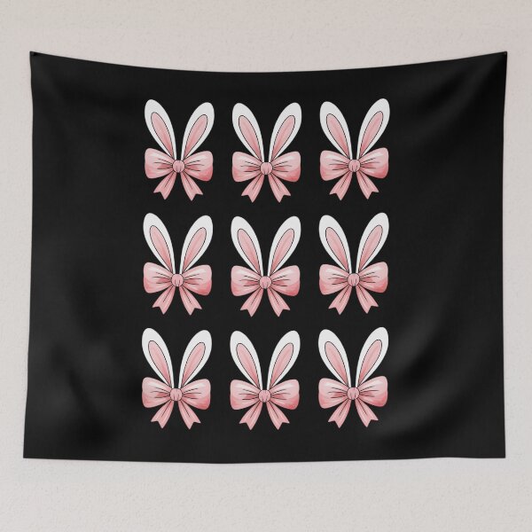 Item preview, Cute Easter Bunny Face Coquette Bow Easter Day  designed and sold by EllenJast.
