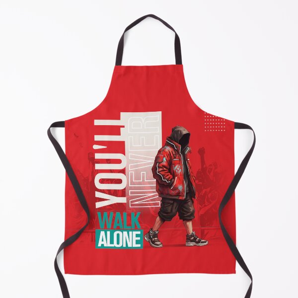 Item preview, You'll Never Walk Alone Inspirational Typography Design (Red) designed and sold by Oddistry-Co.