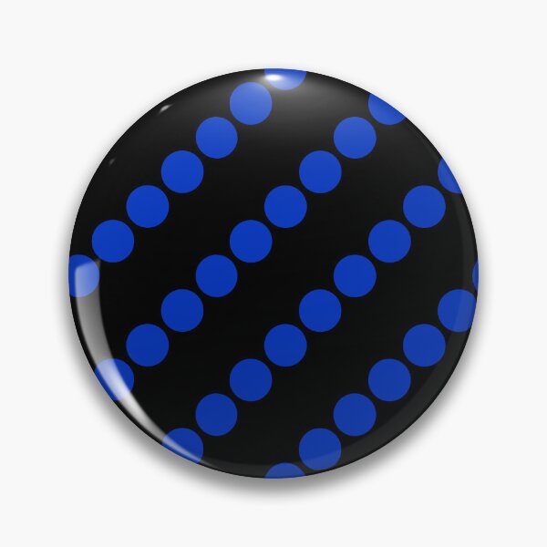 Item preview, Cobalt Blue Polka Dots on Black(CL) designed and sold by POLKAIWERX.
