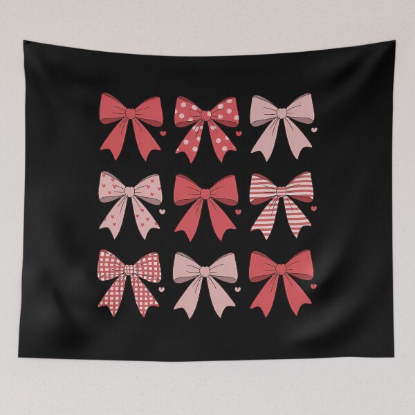 Item preview, cute Coquette Bow Valentines day 2026 hearts leopard girls designed and sold by EllenJast.