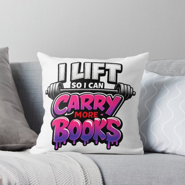 Item preview, I Lift So I Can Carry More Books Funny Gym Reader designed and sold by Ali-printshop.