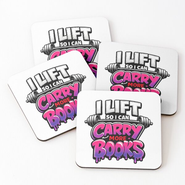 Item preview, I Lift So I Can Carry More Books Funny Gym Reader designed and sold by Ali-printshop.