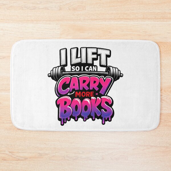 Item preview, I Lift So I Can Carry More Books Funny Gym Reader designed and sold by Ali-printshop.