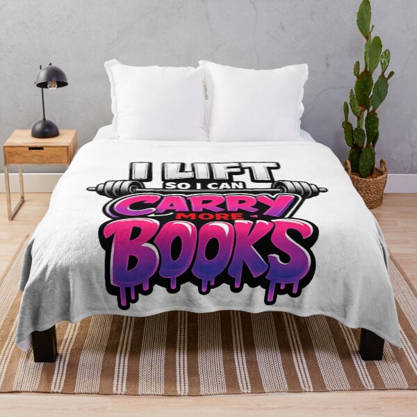 Item preview, I Lift So I Can Carry More Books Funny Gym Reader designed and sold by Ali-printshop.