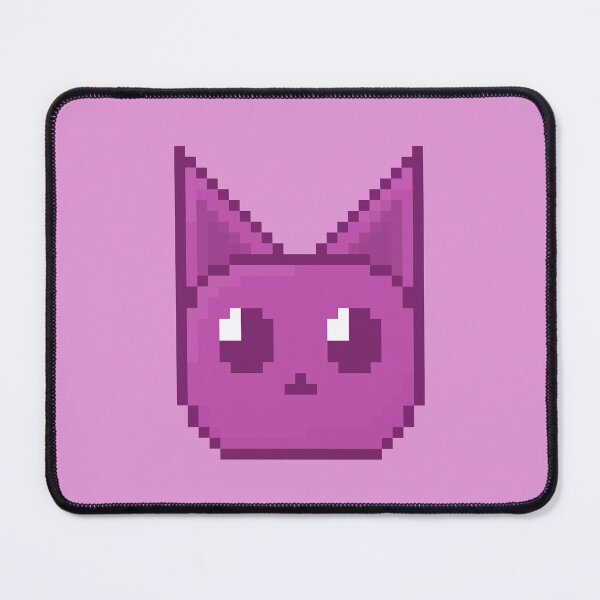 Artikelvorschau, Magenta Cat Pixelart entworfen und verkauft von Lilac-Cat.