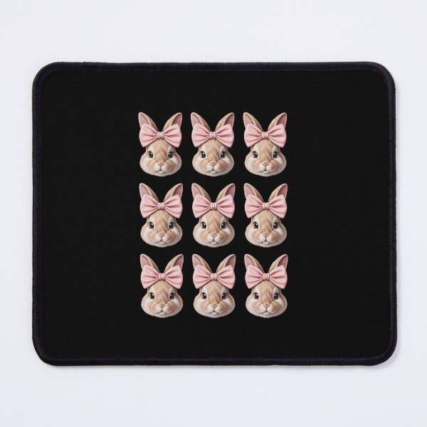 Item preview, Cute Easter Bunny Face Coquette Bow Easter Day designed and sold by EllenJast.