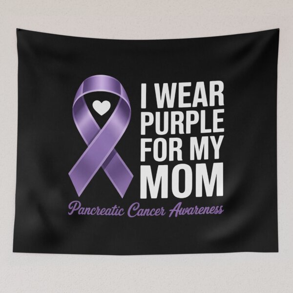 Item preview, I Wear Purple for My Mom Gift Pancreatic Cancer Awareness designed and sold by EllenJast.