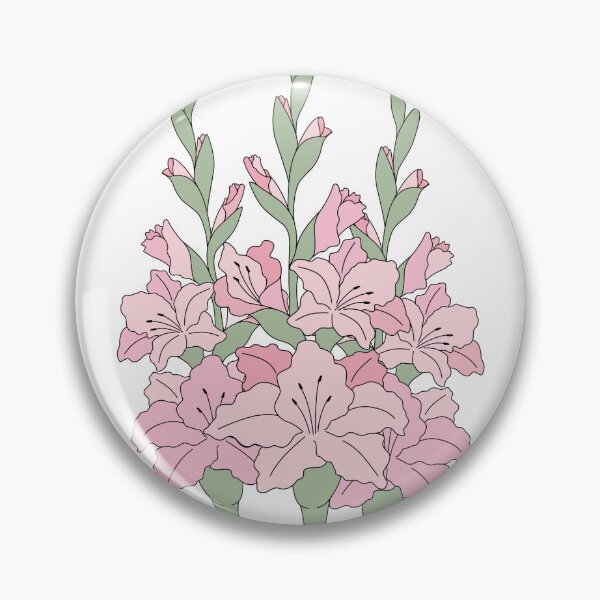 Item preview, gladiolus, august birthmonth flower calendar designed and sold by storieslanguage.