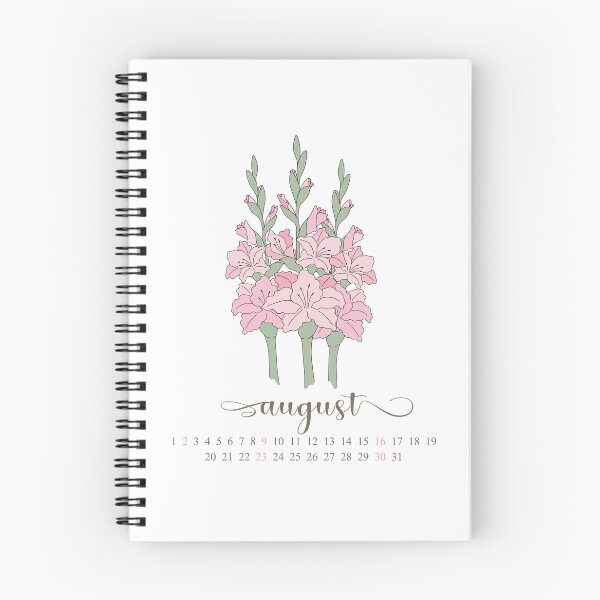 Item preview, gladiolus, august birthmonth flower calendar designed and sold by storieslanguage.