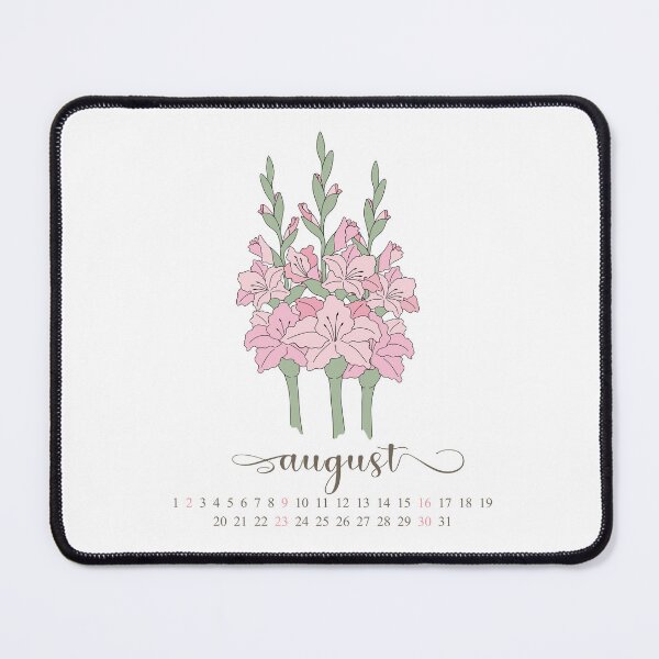 Item preview, gladiolus, august birthmonth flower calendar designed and sold by storieslanguage.