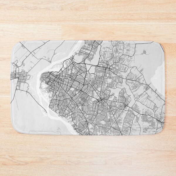 Item preview, Asuncion City Map of Paraguay - Minimalist designed and sold by deMAP.