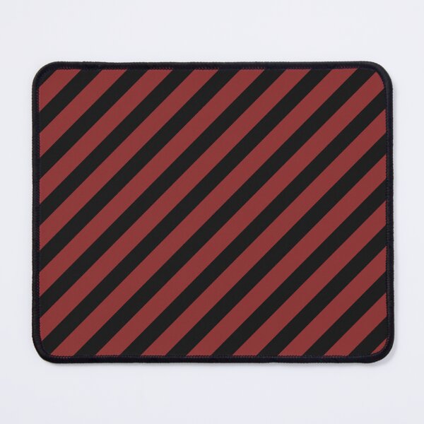 Item preview, Black And Brick Red Diagonal Striped Pattern designed and sold by pattern-archive.