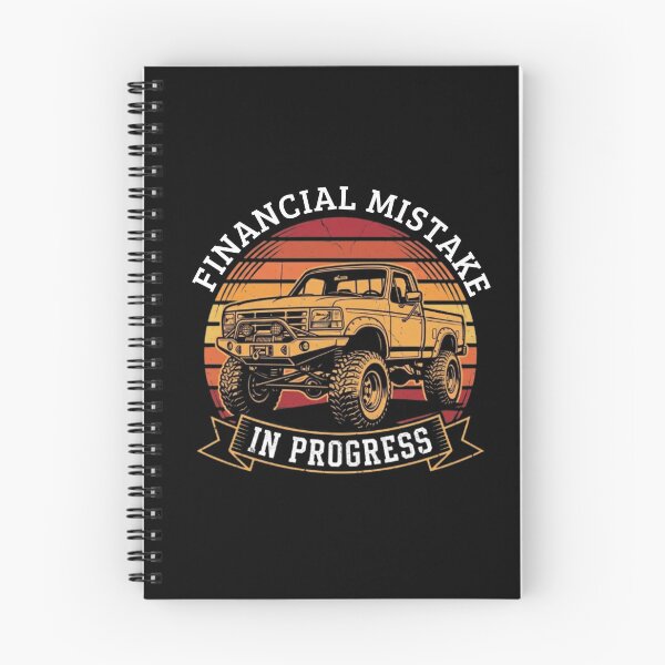 Item preview, Financial Mistake In Progress Funny Lifted Truck designed and sold by Ali-printshop.