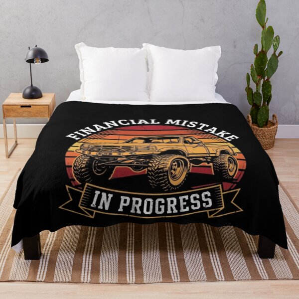 Item preview, Financial Mistake In Progress Funny Lifted Truck designed and sold by Ali-printshop.
