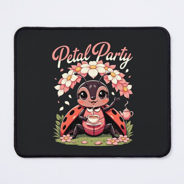Item preview, Ladybug Tea Party – Cute Petal Party Garden Fantasy designed and sold by Taans-Creation.