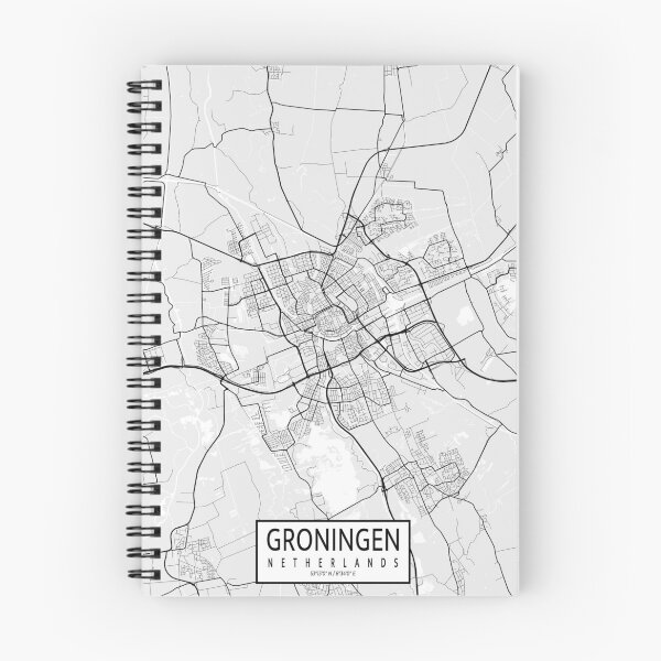 Item preview, Groningen City Map of Netherlands - Minimalist designed and sold by deMAP.