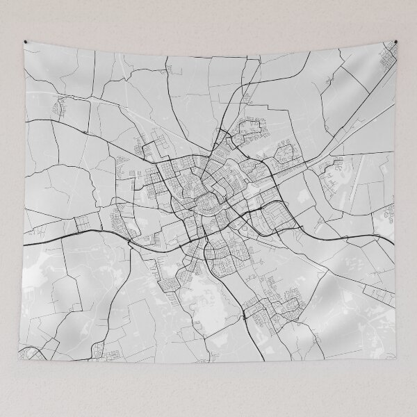 Item preview, Groningen City Map of Netherlands - Minimalist designed and sold by deMAP.