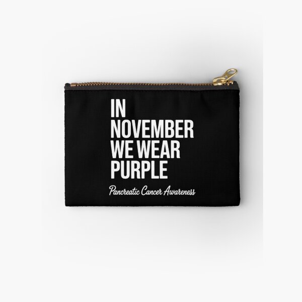 Item preview, In November We Wear Purple Pancreatic Cancer Awareness  designed and sold by EllenJast.