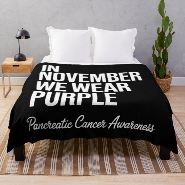 Item preview, In November We Wear Purple Pancreatic Cancer Awareness  designed and sold by EllenJast.