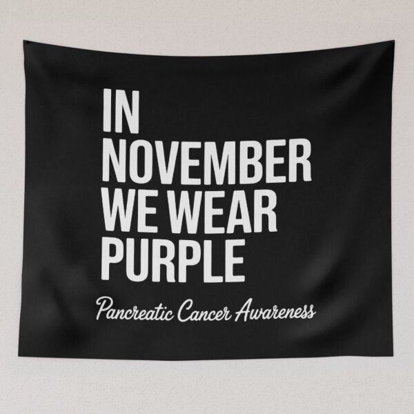 Item preview, In November We Wear Purple Pancreatic Cancer Awareness  designed and sold by EllenJast.
