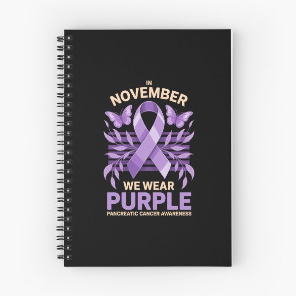 Item preview, In November We Wear Purple Pancreatic Cancer Awareness Month designed and sold by EllenJast.