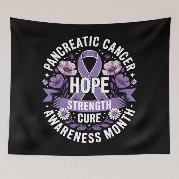 Item preview, In November We Wear Purple Pancreatic Cancer Awareness Month designed and sold by EllenJast.