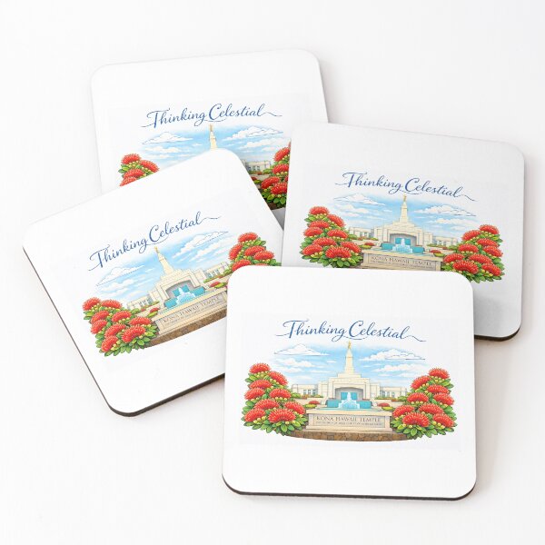 Item preview, Thinking Celestial, Kona, Hawaii Temple designed and sold by Da Active Life.
