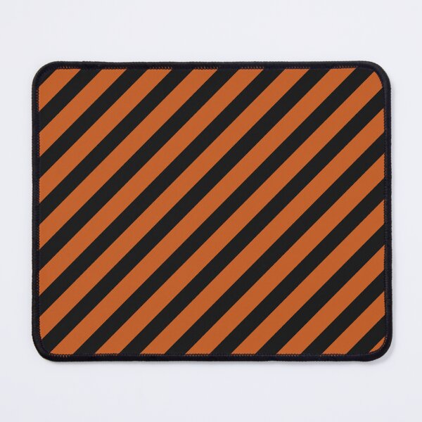 Item preview, Black And Burnt Orange Diagonal Striped Pattern designed and sold by pattern-archive.